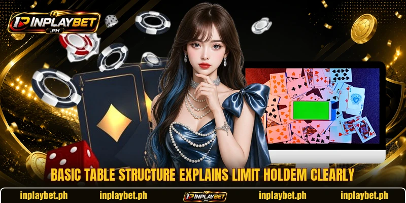 Basic table structure explains Limit Holdem clearly Basic table structure explains Limit Holdem clearly