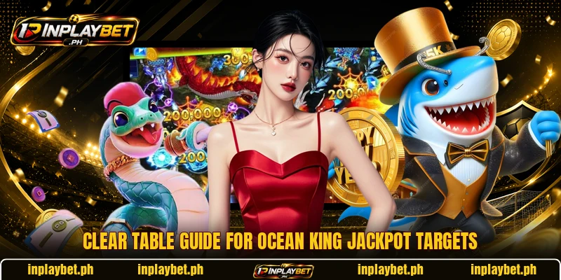 Clear table guide for Ocean King Jackpot targets