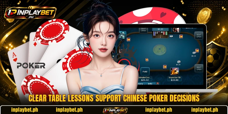 Clear table lessons support Chinese Poker decisions Clear table lessons support Chinese Poker decisions