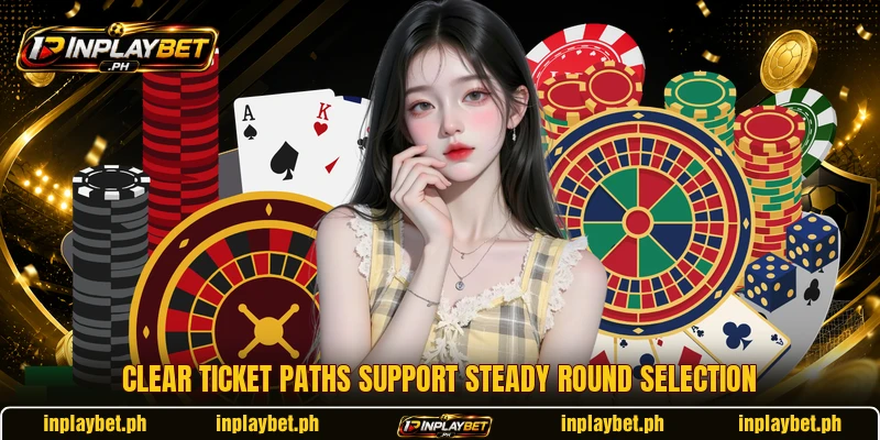 Clear ticket paths support steady round selection