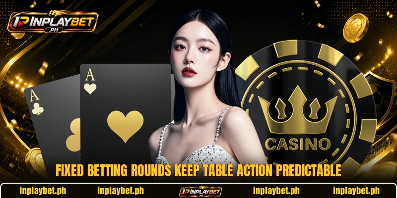 Fixed betting rounds keep table action predictable Fixed betting rounds keep table action predictable