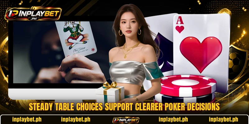 Steady table choices support clearer poker decisions Steady table choices support clearer poker decisions